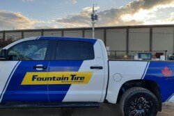 Fountain Tire Truck Wrap