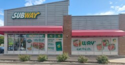 Subway Perforated graphics window vinyl